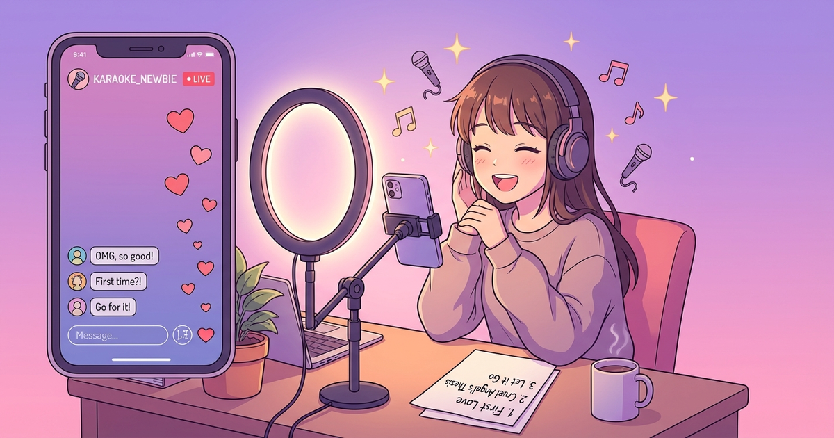 ColorSingの初配信の流れと手順