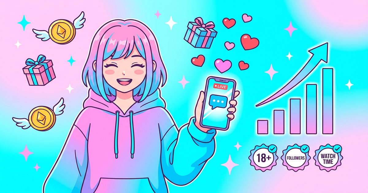 TikTok LIVEで稼ぐための収益化条件とは